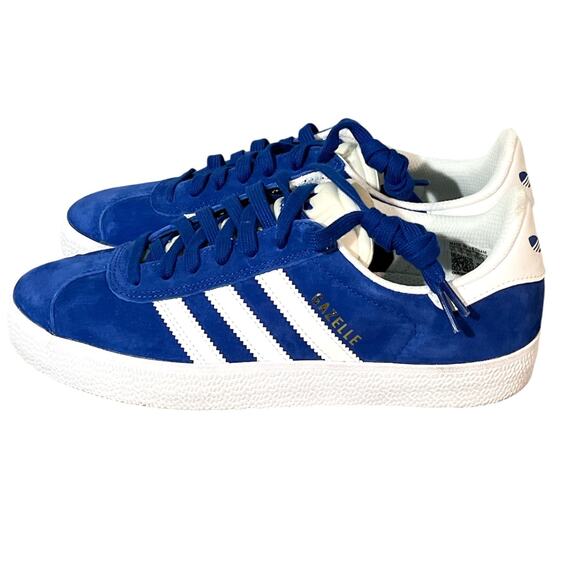 Adidas Men's Gazelle Originals Size 7.5 Blue - Picture 1 of 9
